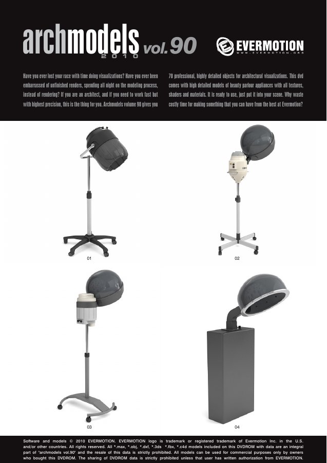 Archmodels Vol. 090 catalogue first page