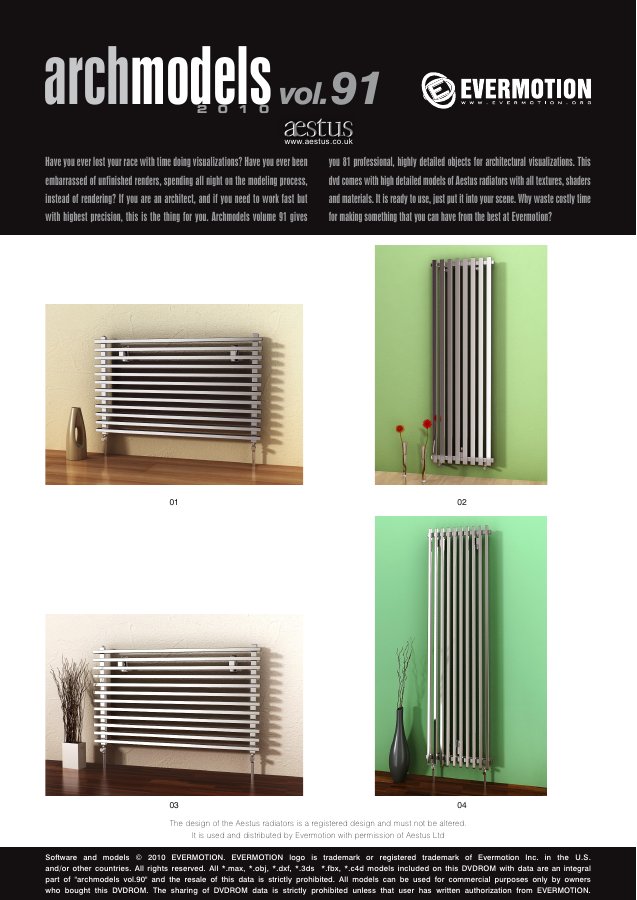 Archmodels Vol. 091 catalogue first page