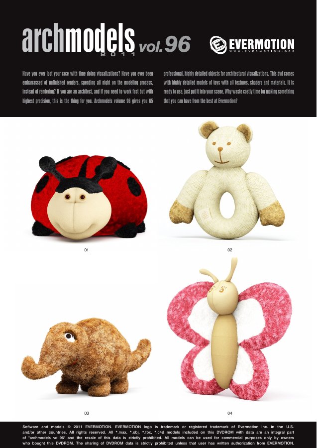 Archmodels Vol. 096 catalogue first page