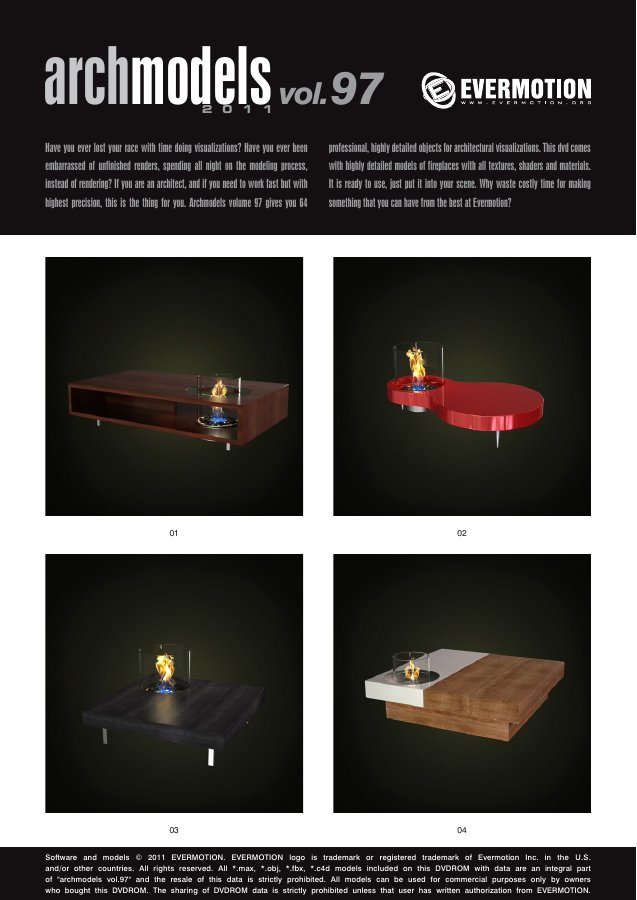 Archmodels Vol. 097 catalogue first page