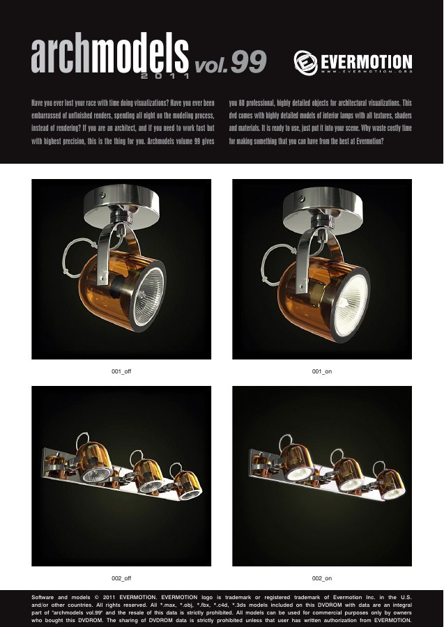 Archmodels Vol. 099 catalogue first page
