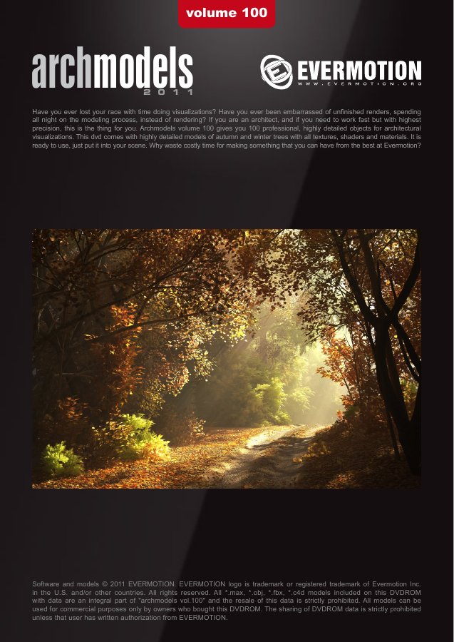 Archmodels Vol. 100 catalogue first page