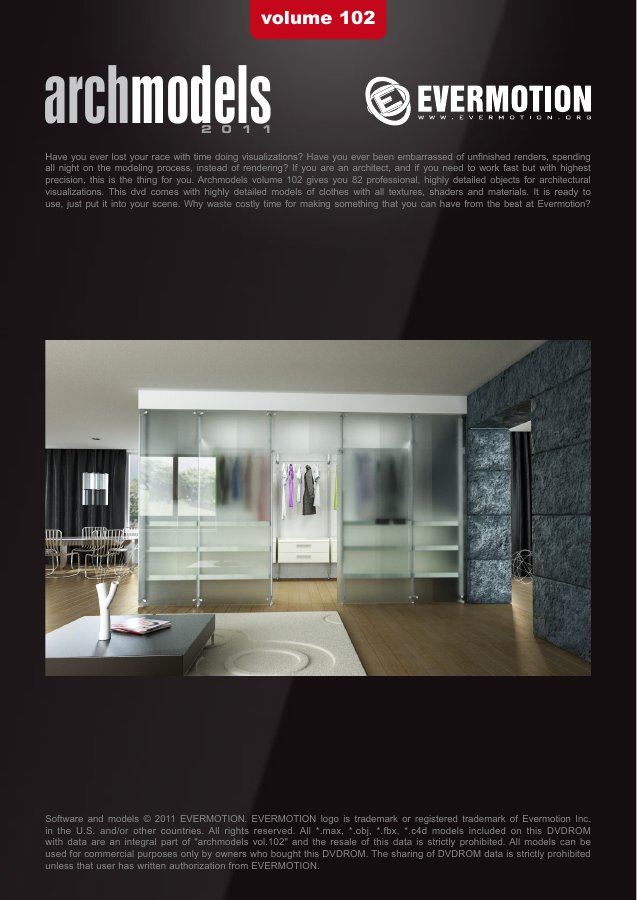 Archmodels Vol. 102 catalogue first page