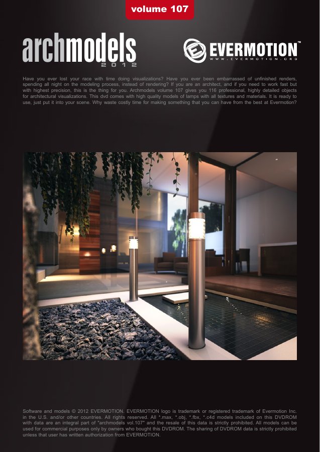 Archmodels Vol. 107 catalogue first page