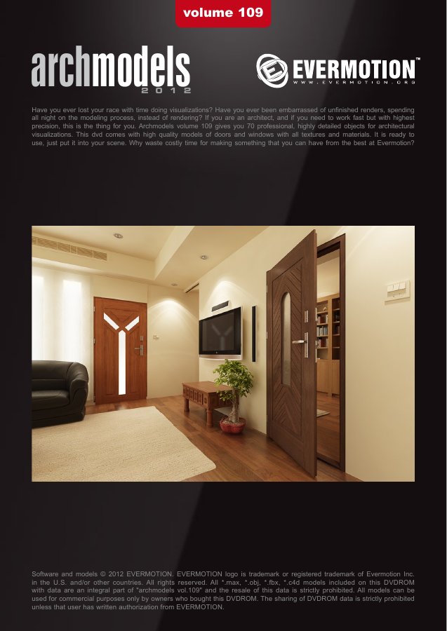 Archmodels Vol. 109 catalogue first page