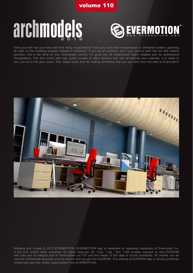 Archmodels Vol. 110 catalogue first page