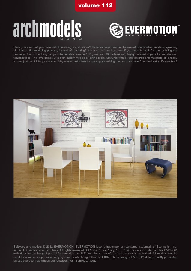 Archmodels Vol. 112 catalogue first page