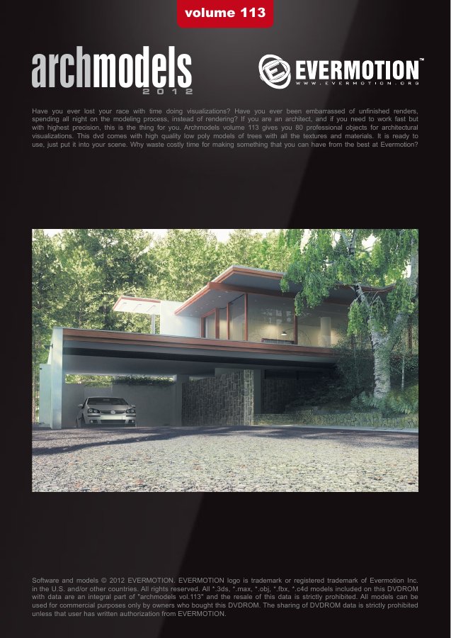 Archmodels Vol. 113 catalogue first page