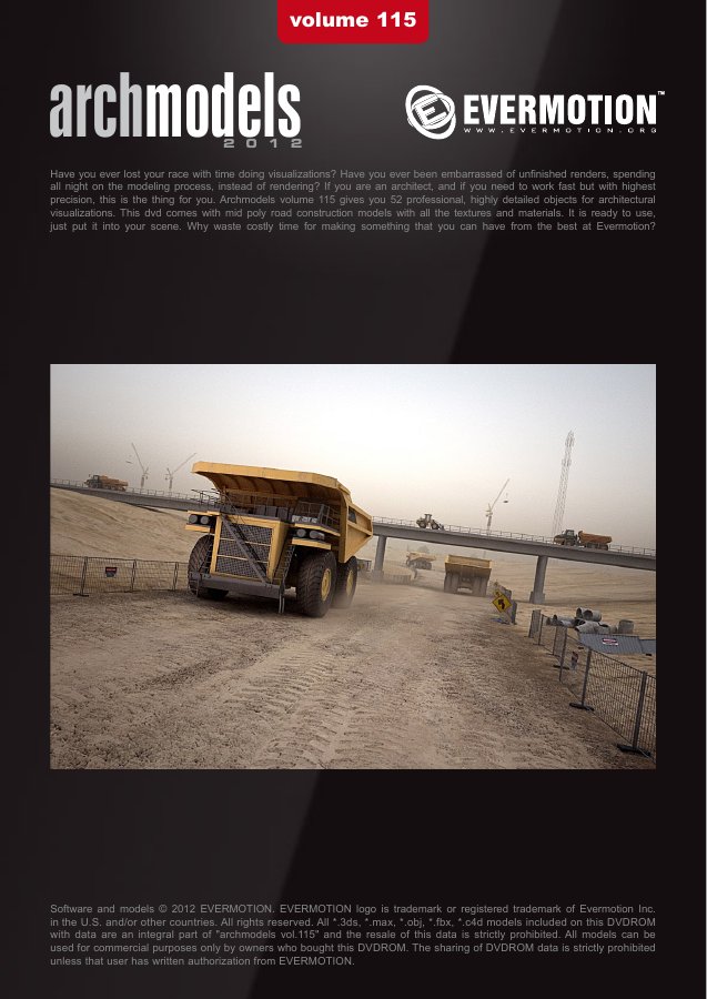 Archmodels Vol. 115 catalogue first page