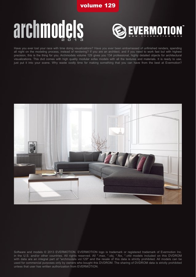 Archmodels Vol. 129 catalogue first page