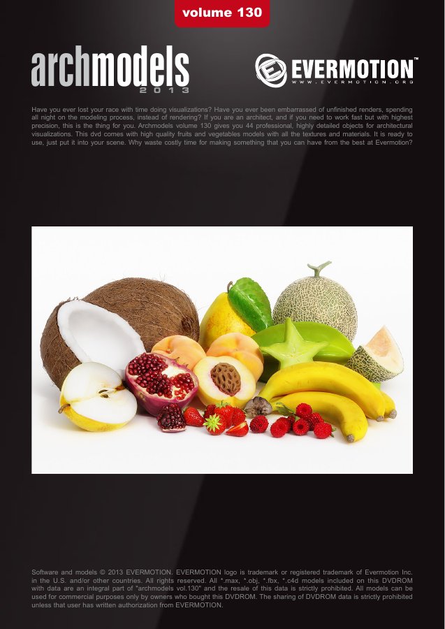 Archmodels Vol. 130 catalogue first page
