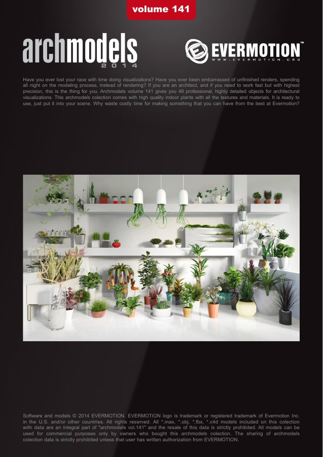 Archmodels Vol. 141 catalogue first page