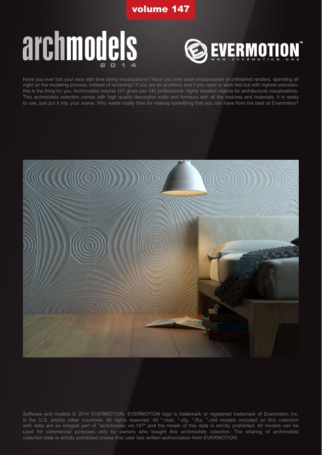 Archmodels Vol. 147 catalogue first page
