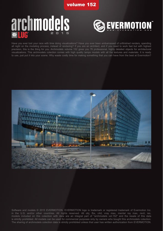 Archmodels Vol. 152 catalogue first page