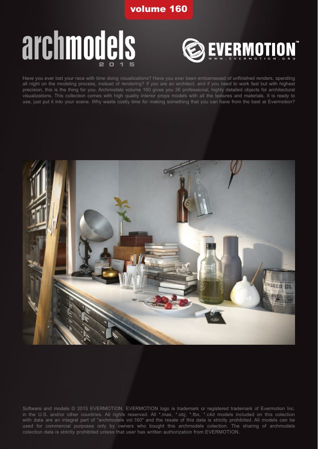 Archmodels Vol. 160 catalogue first page