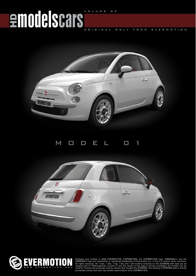 HDModels Cars Vol. 002 catalogue first page